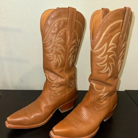 Tecovas Annie Cowboy Boots - 7.5 Caramel - Picture 4 of 7